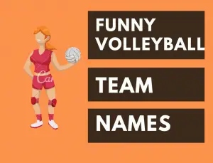 400 CLEVER Funny Volleyball Team Names 2022