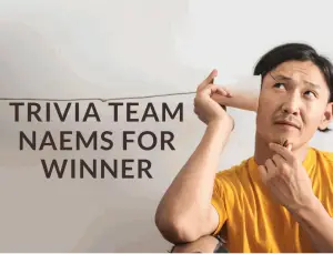 Trivia Team Names for Winners