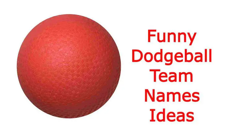 Dodgball Team Names
