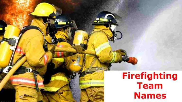 Firefighter Team Names