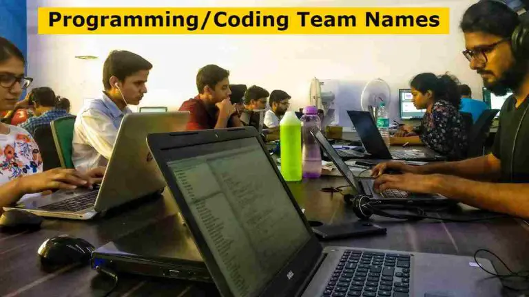 Coding Team Names