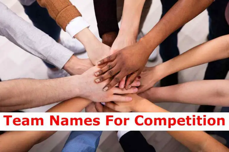 Team Names For Competition